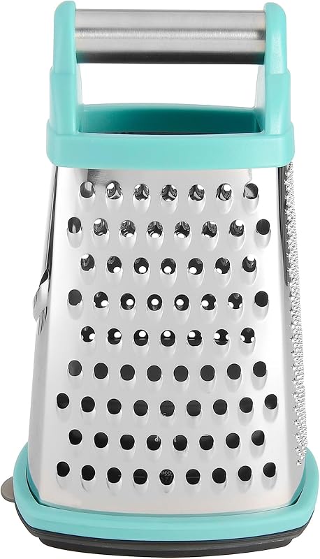 Rallador acero inox 4 lados con contenedor 3 tazas