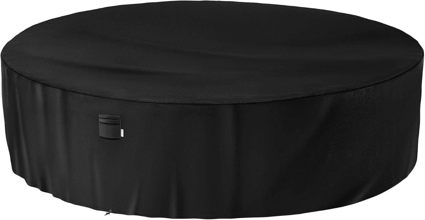 Funda redonda para muebles patio 120x34pulg impermeable