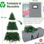 Bolsa árbol Navidad 9ft resistente cremalleras dobles gris