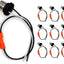 10 Adaptadores E26 Base Mediana con Cable 15.75pulg