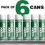 Pintura aerosol para campo deportivo 18oz set 6 blanco