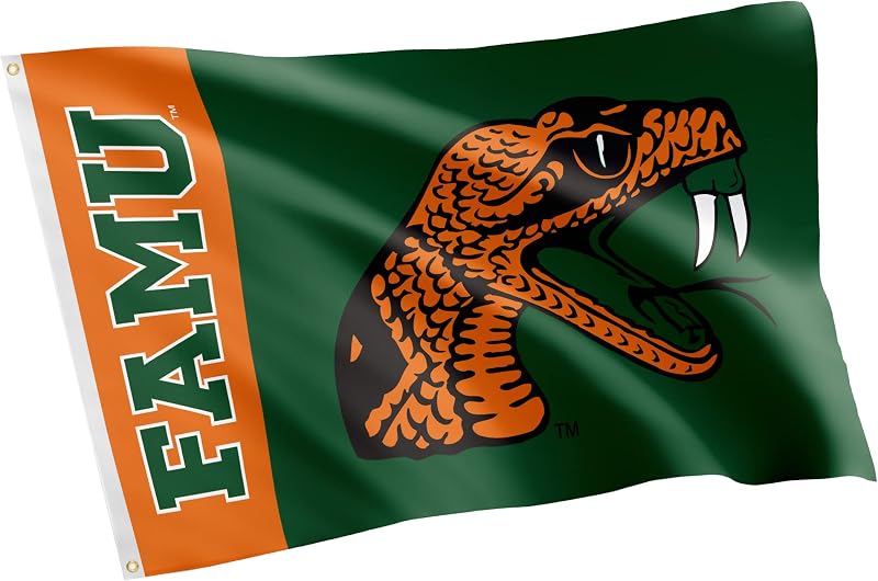 Bandera FAMU Rattlers 3x5ft 100% poliéster