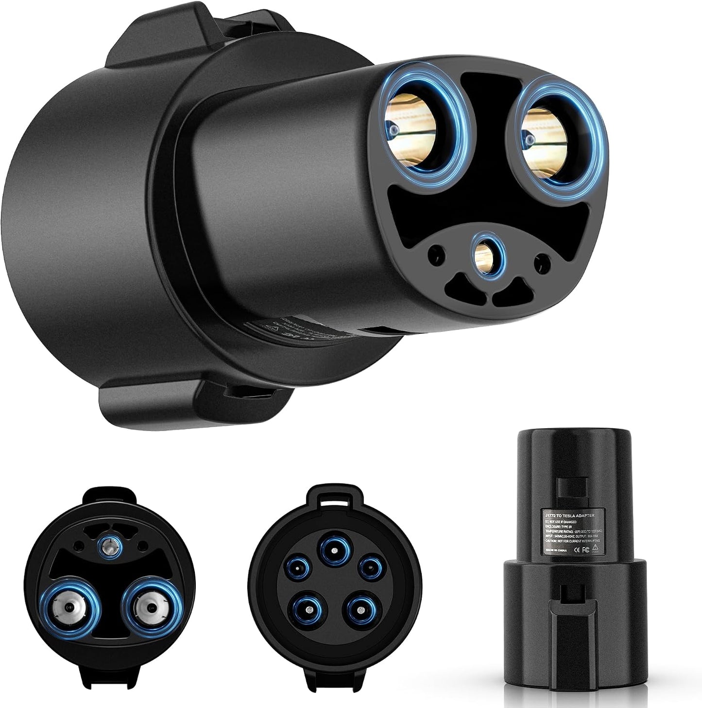 Adaptador J1772 a Tesla Model 3 Y S X 80A 250V