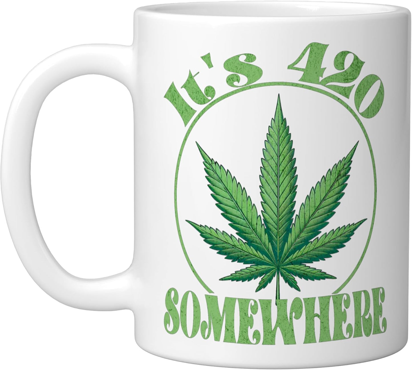 Taza Cerámica Humor 420 Blanco