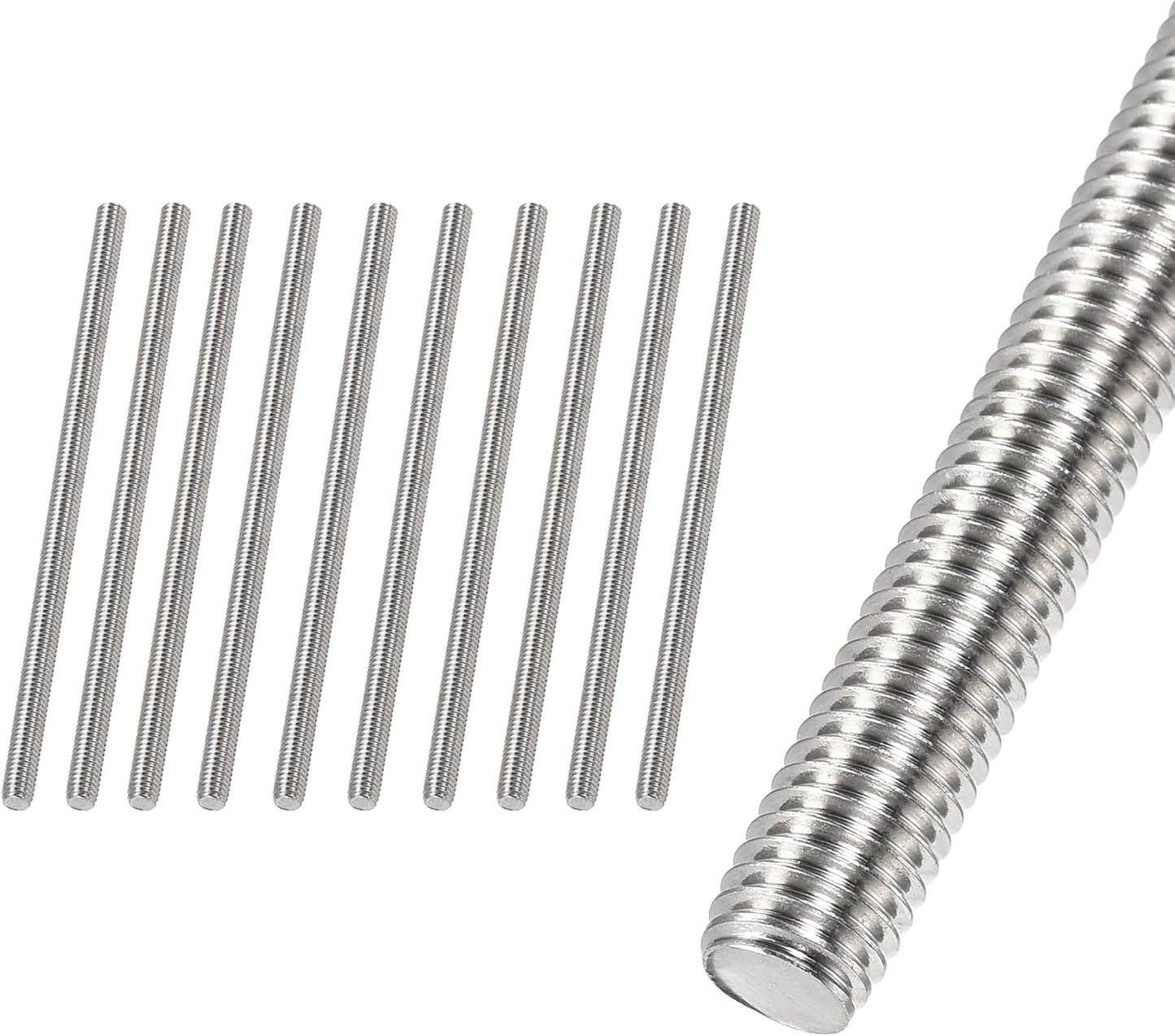 Varilla M6 x 5.9pulg acero inox 304 paso M6-1 para anclaje