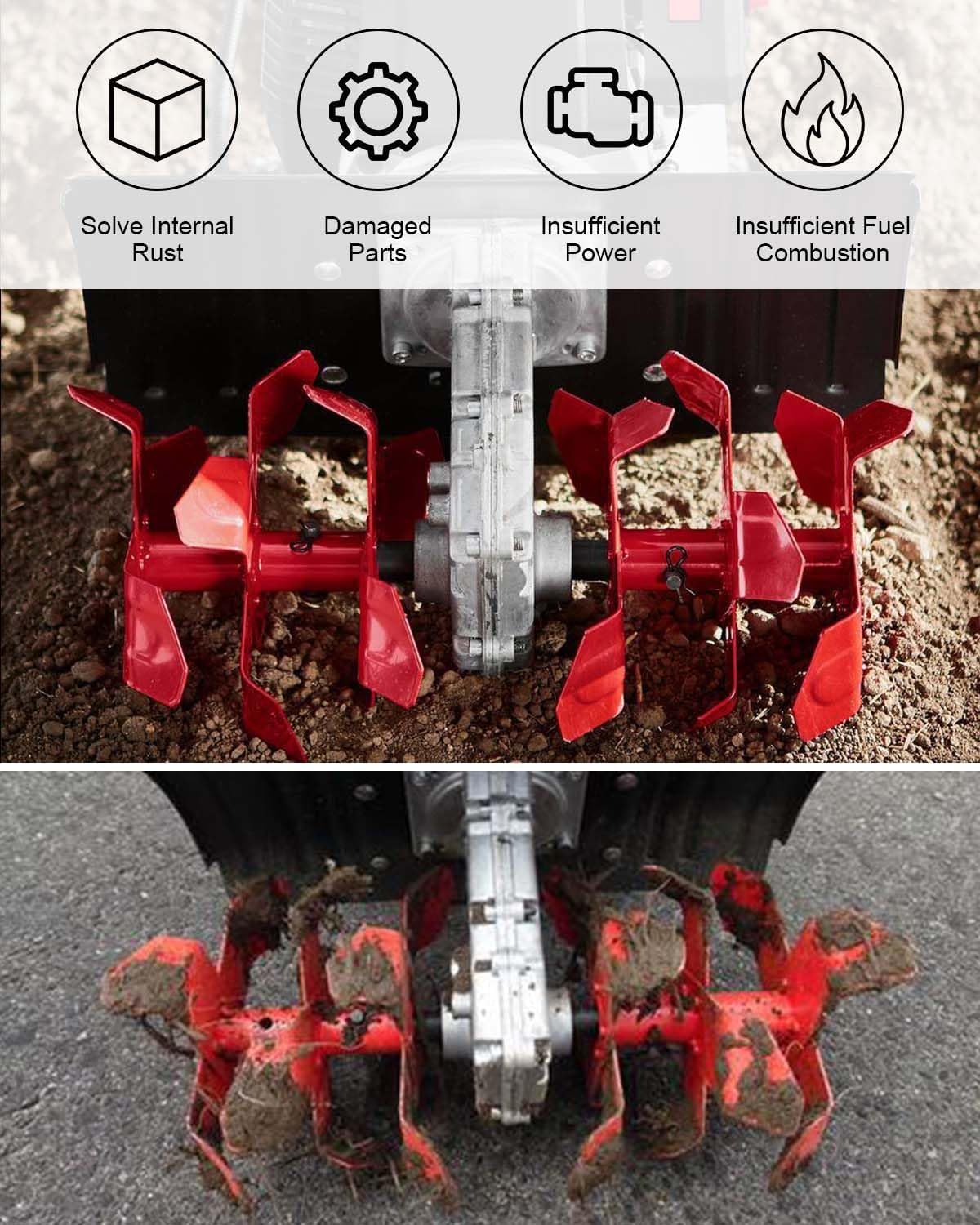 Carburador aluminio comp Legend Force 46cc Gas Tiller