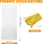 120 Bolsas Pan Plástico Reutilizables 18x8pulg Ajustables