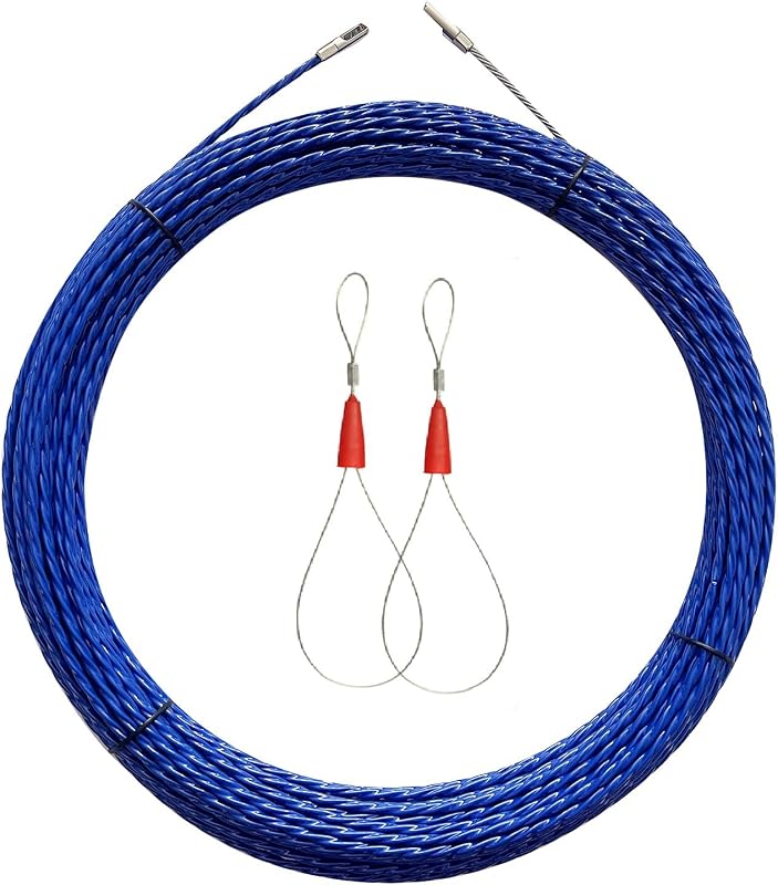 Tirador cable alambre 98.4ft azul