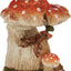 Jardín de hadas miniatura terrario hongos rojos