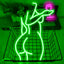 Letrero Neón Lady Back LED para Dormitorio Bar Fiesta