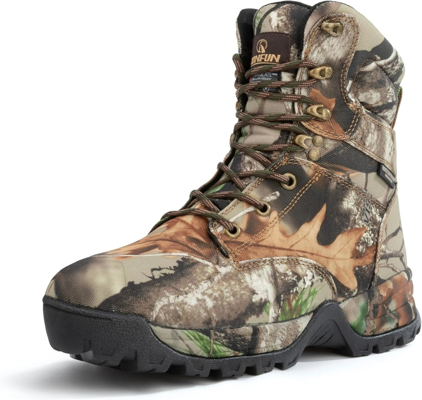 Botas caza ligeras impermeables hombre 7pulg