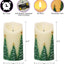 Velas navidad sin llama con temporizador 6h led parpadean