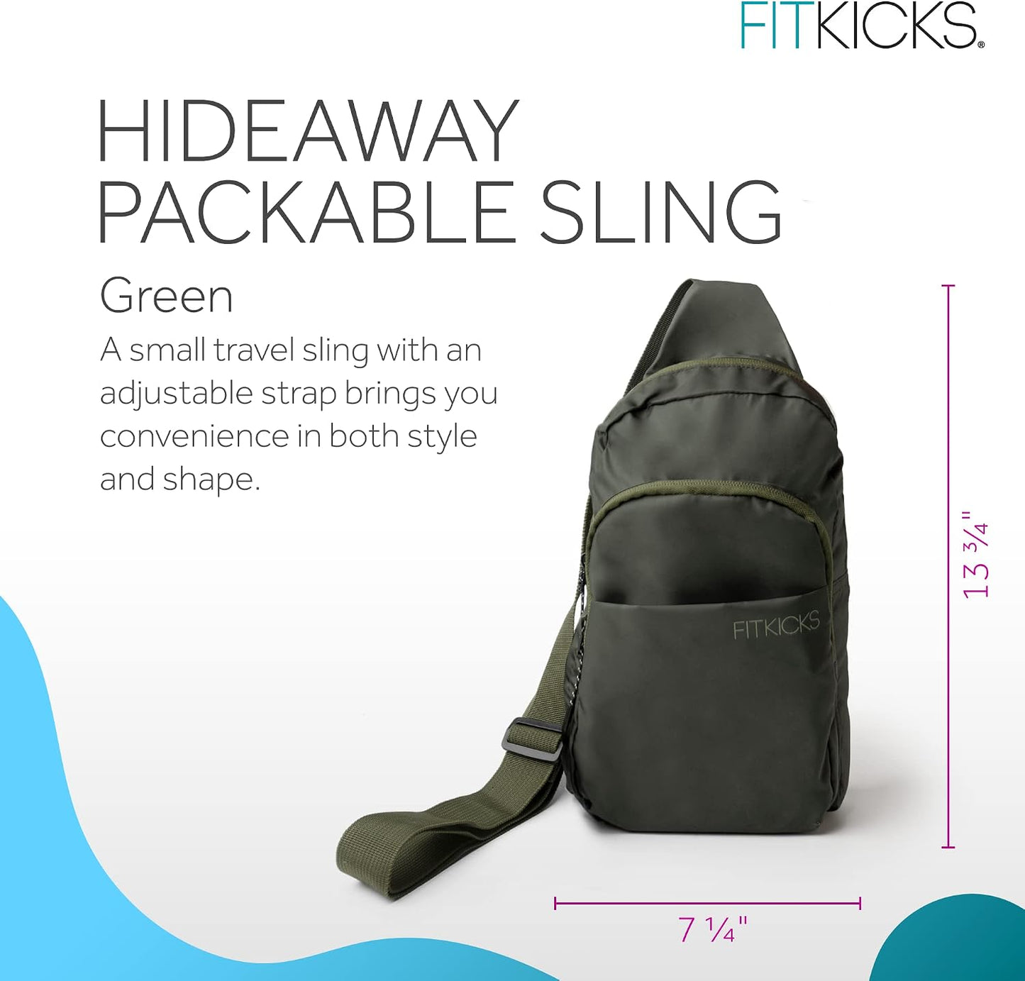 Bolso bandolera plegable unisex