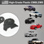 Emblema Hellcat para alerón Ram negro mate