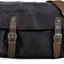 Bolsa mensajero lona cruzada vintage resistente agua
