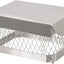 Tapa chimenea acero inox 9x13pulg ensamblada
