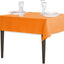 Mantel cuadrado lino poliéster 54pulg calabaza naranja