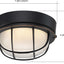 Luz LED mamparo redonda 8pulg bronce 3000K 1500LM