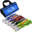 Set 6 Señuelos Pesca 9-7-6.5pulg Marlin Atún Tiburón