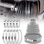 Kit abrazaderas CV acero inox ajustables para botas de barra