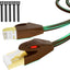 Cable Ethernet Cat 8 20ft 40Gbps blindado S/FTP RJ45