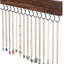 Soporte madera colgador collares 15 ganchos pared