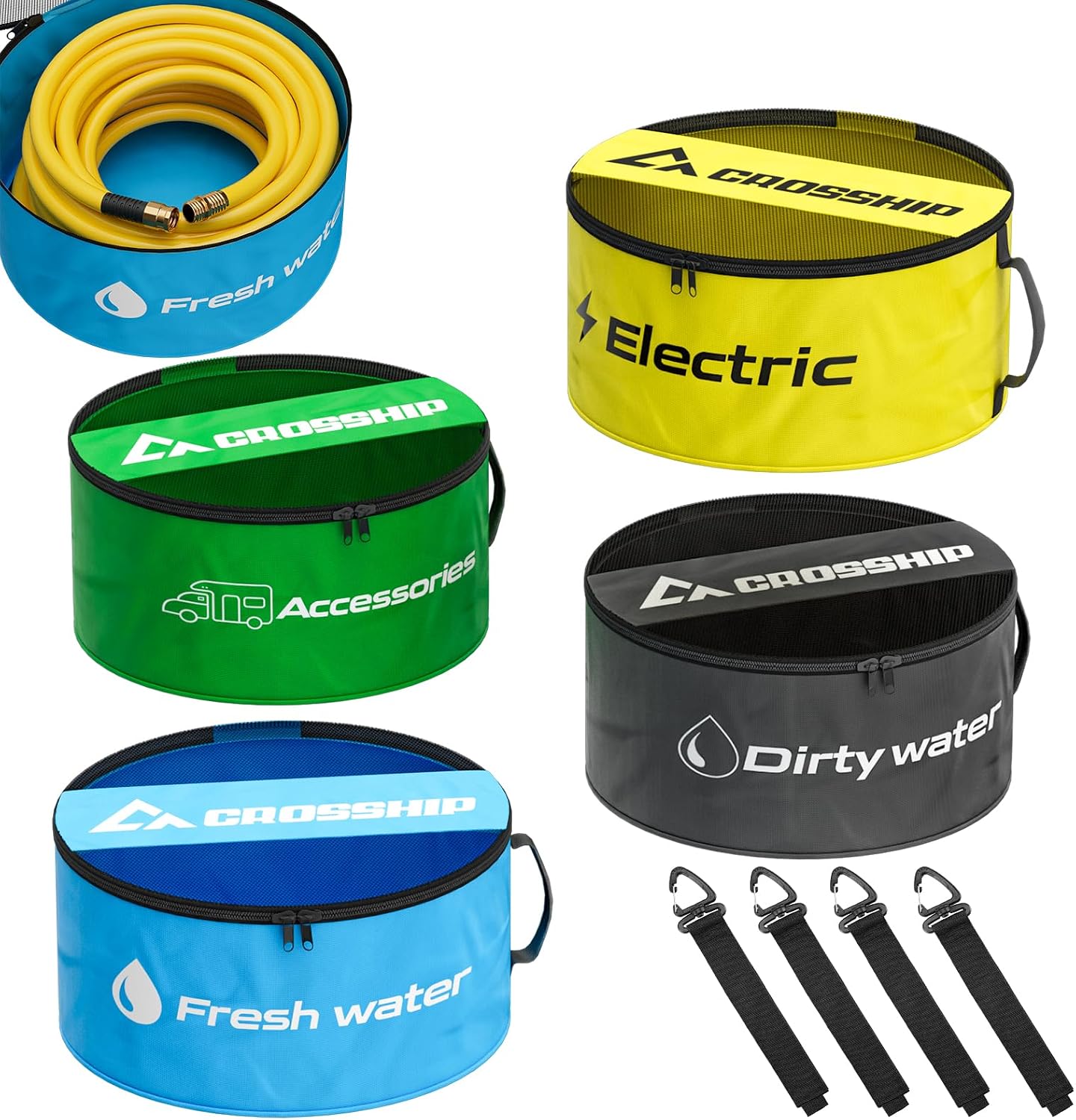 Bolsa almacenamiento manguera RV 4 Pzas impermeable