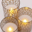 Set 3 velas LED cristal sin llama 6pulg animales