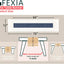 Camino mesa bohemio macramé 72pulg color azul