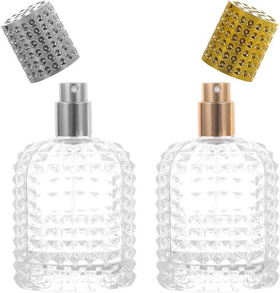 Botella perfume recargable vidrio 1.7oz atomizador viaje