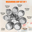 7 Pzas Tazas Medidoras Acero Inox Anidables