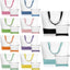 20 Pzas Bolsas Lona Blanca Reutiliz. con Asas