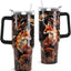 Vaso Zorro con Asa Pajita 40oz Acero Inox Aislado