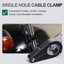Abrazadera cable embrague manillar 1" Harley 2uds negro