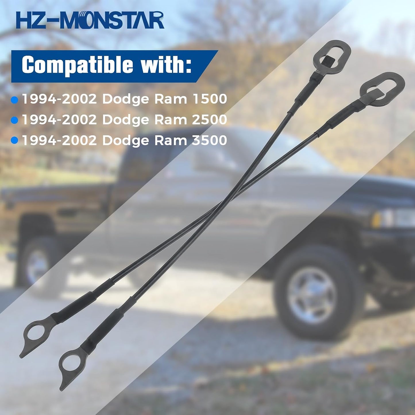 Cable puerta trasera comp Dodge Ram izq y der