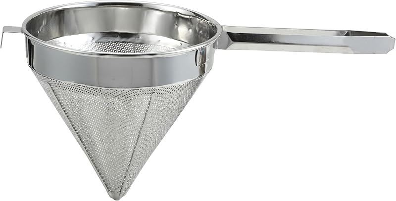 Colador acero inox 8pulg malla fina mediano