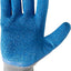 3 Pzas Guantes Trabajo Agarre Látex Mediano 133MF Gris