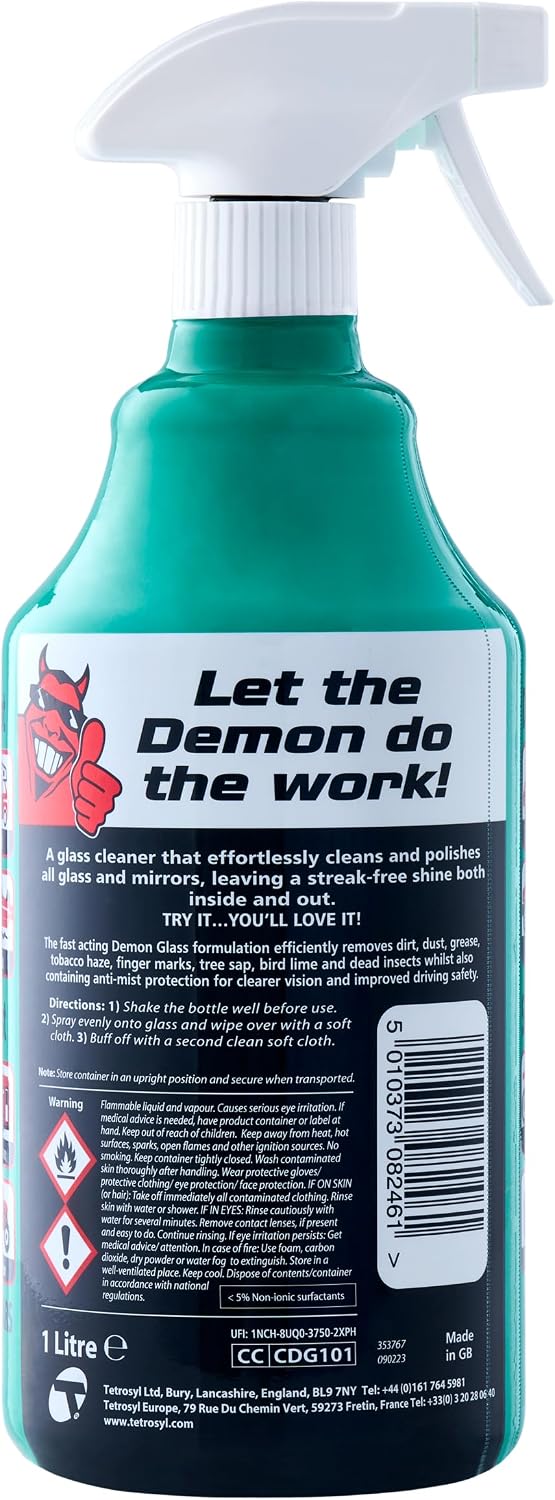 Limpiador vidrio activo 1L Demon Glass