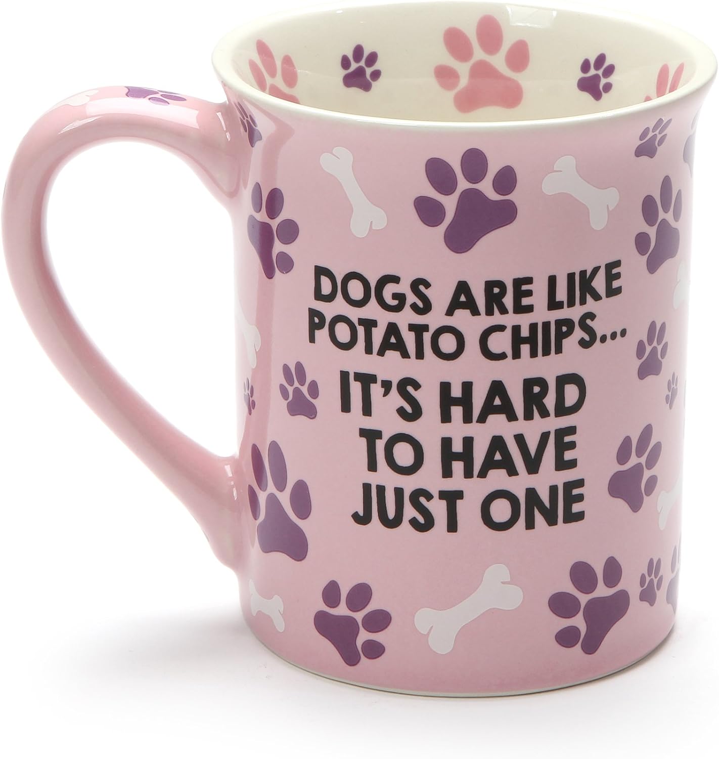 Taza café cerámica 16oz estampado huella pata