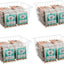 4 Cubos Almacenamiento Alambre para Congelador y Despensa