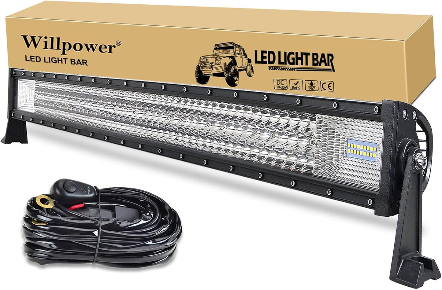 Barra LED 42pulg 540W haz combinado impermeable