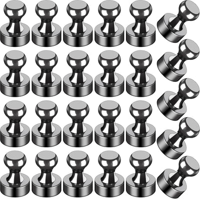 25 Imanes Fuertes para Nevera Pizarra Blanca Negro