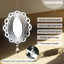 4 Hilanderos Viento 8" Metal Aluminio 3D para Jardín