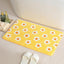 Tapete baño floral antiderrap 31x20"