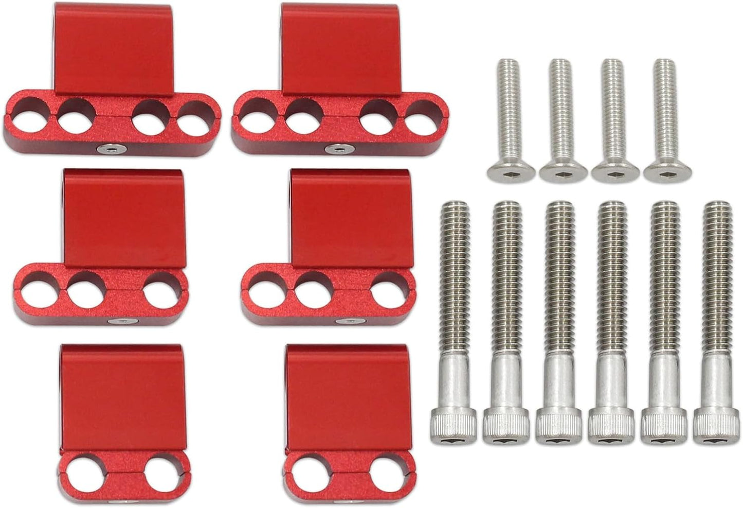 Kit separadores alambre encendido aluminio 6 Pzas