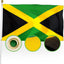 Bandera Jamaica nailon 210D doble cara 3x5 dobladillo 4