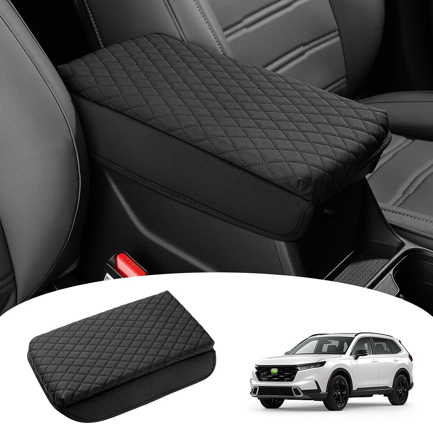 Funda consola central Honda CRV cuero reposabrazos