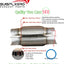 Tubo escape universal acero inox 3.5x6x10