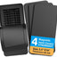 Cubiertas magnéticas ventilación 3.5x16pulg set 4