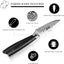Cuchillo pelar 3.75pulg acero alto carbono mango ergonómico